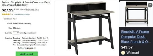 Computer Desk for $21 at Woot deal at Woot