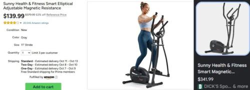 $380 Elliptical for $110 at Woot deal at Woot