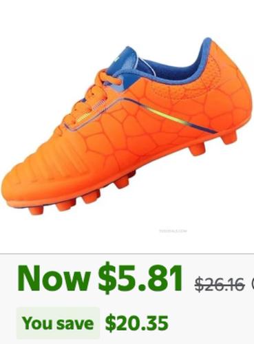 Kids Cleats for $5.81 at Walmart deal at Walmart