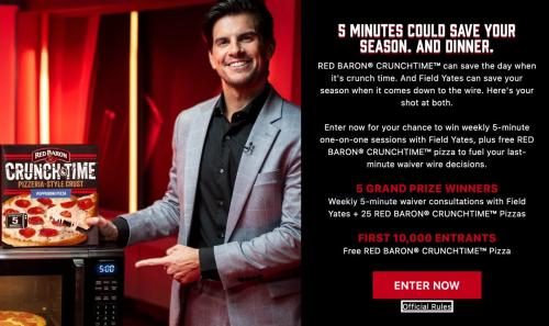Free Red Baron CrunchTime Pizza
