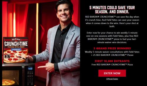 Free Red Baron Pizza for First 10,000