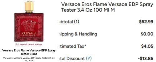 Versace Eros Flame Cologne for $49 deal at Amazon