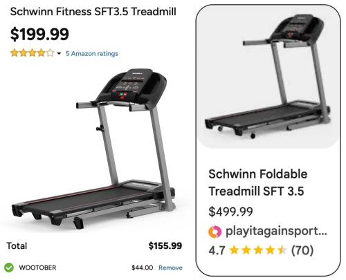 $345 Off Schwinn Foldable Treadmill deal at Woot