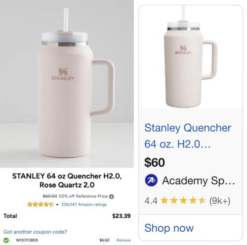 Stanley Tumblers Drop to $23 at Woot deal at Woot