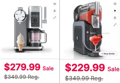 Ninja Slushi & Creami Swirl Deals at Kohl's deal at Kohl's