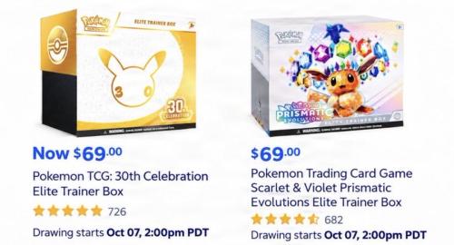 Pokémon 30th Anniversary Raffle Signup