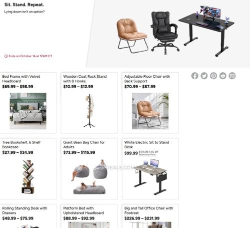 Furniture Finds Starting at $10.99