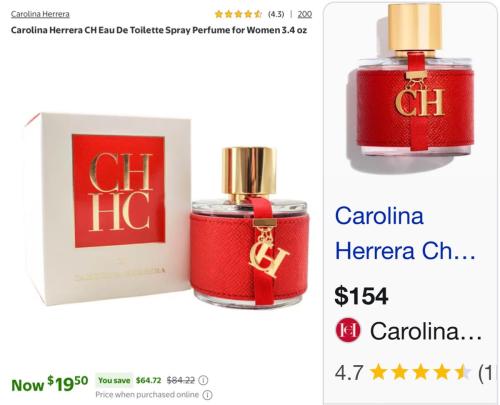 $19 Carolina Herrera Perfume at Walmart deal at Walmart