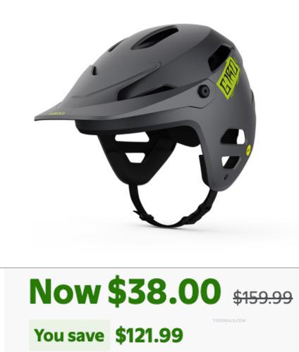 Giro Tyrant MIPS Helmet for $38 at Walmart deal at Walmart