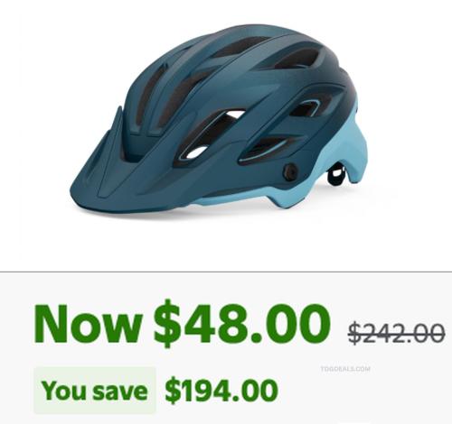 Giro MIPS Bike Helmet for $48 at Walmart deal at Walmart