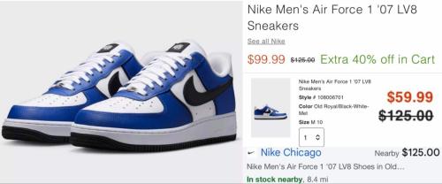 Nike Air Force 1s Now for $59