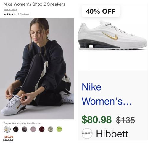 Nike Shox Shoes Dropped to $30 deal at Urban Outfitters