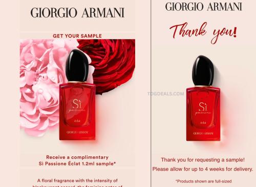 Free Giorgio Armani Sample - Limited Stock!