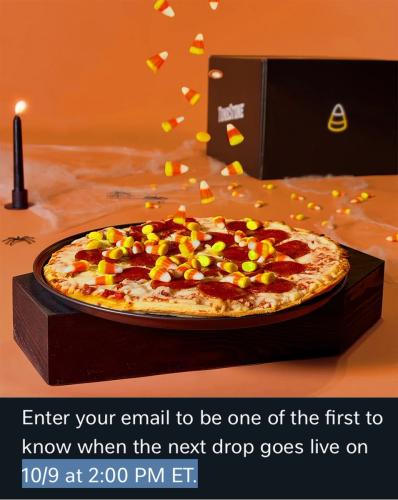 Candy Corn Pizza Restock for $1.31