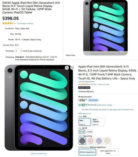 New iPad Mini Open Box for $398 at Woot deal at Woot
