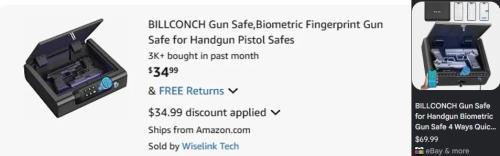 Gun Safe Drops to $34 at Amazon deal at Amazon