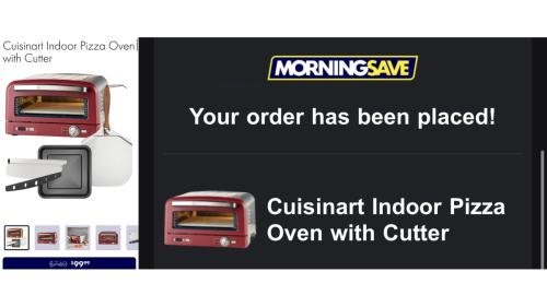 Cuisinart Pizza Oven Combo 86% Off