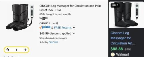 Leg Massager $40 at Amazon (Was $100) deal at Amazon