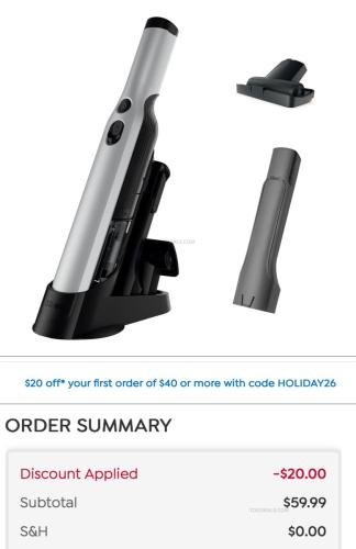 Shark Wandvac Cordless Vacuum $59.99 deal at HSN