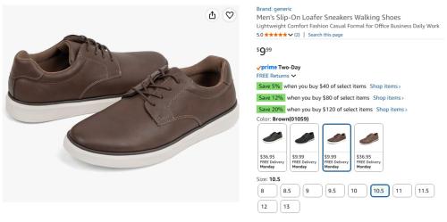 Oxford Shoes for $10 at Amazon deal at Amazon