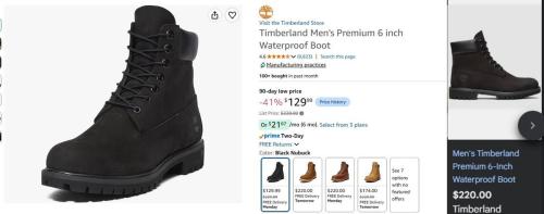 $90 Off Timberland Boots on Amazon deal at Amazon