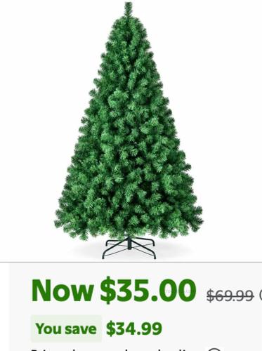 6FT Christmas Tree for $35 at Walmart deal at Walmart