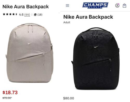 Nike 24L Backpacks Only $18 at DSG deal at DSG
