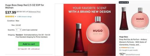 Hugo Boss EDP Now $37 at Woot deal at Woot