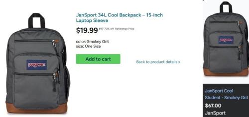 $19 JanSport Backpack at Woot deal at Woot