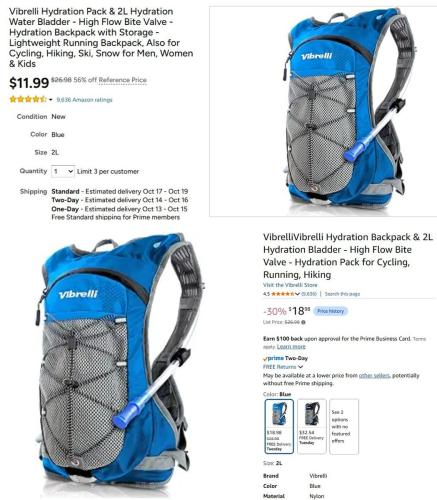 Blue Hydro Bag for $11 at Woot deal at Woot