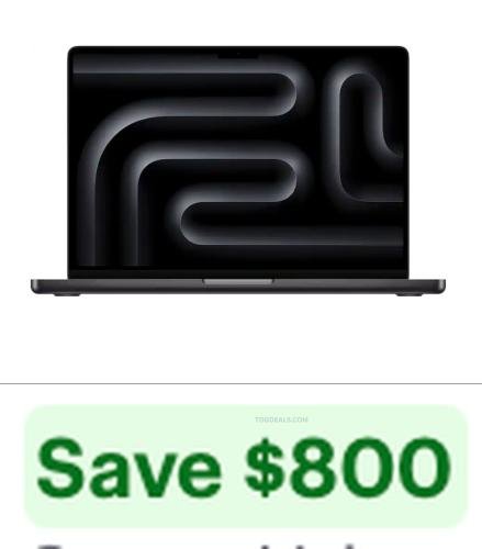 MacBook Pro 14" M5 Max Now $3,299 deal at Best Buy