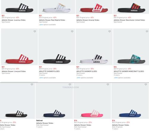 Adidas Adilette Shower Slides on Sale