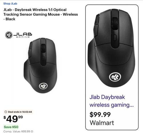 JLab Gaming Mouses at $50 on Best Buy deal at Best Buy
