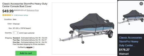 85% Off Boat Cover - $50 at Woot deal at Woot