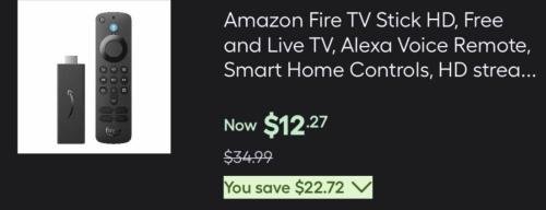 Amazon Fire Sticks as Low as $12 at Lowe's deal at Lowe's