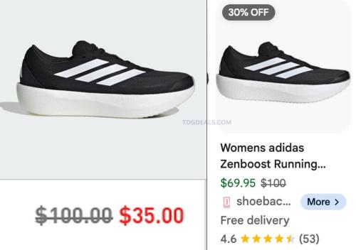 Adidas Zenboost Runners Now $35 with FALL deal at Adidas