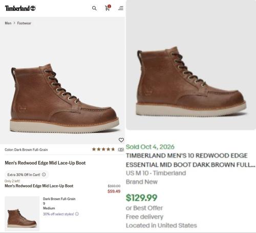 Timberland Boots for $60 deal at Timberland