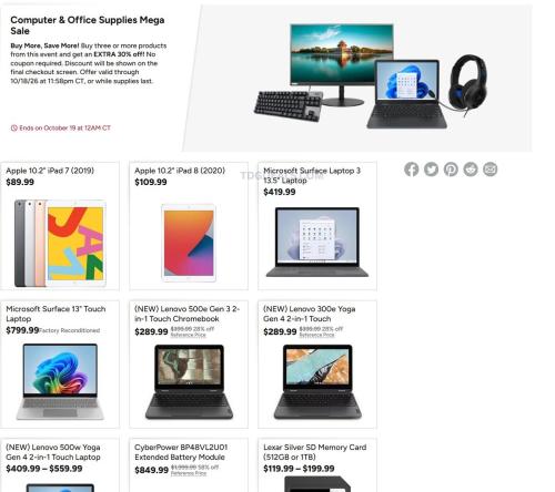 Woot Mega Sale: iPads & Chromebooks deal at Woot